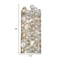 Homeroots 18 x 7.5 x 4 in. Vitozzi 2-Light Antique Silver Leaf Sconce 398447 - alternate 2